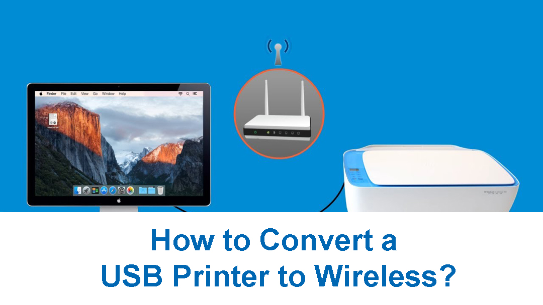 How to Convert USB Printer to Wireless with USB Router?